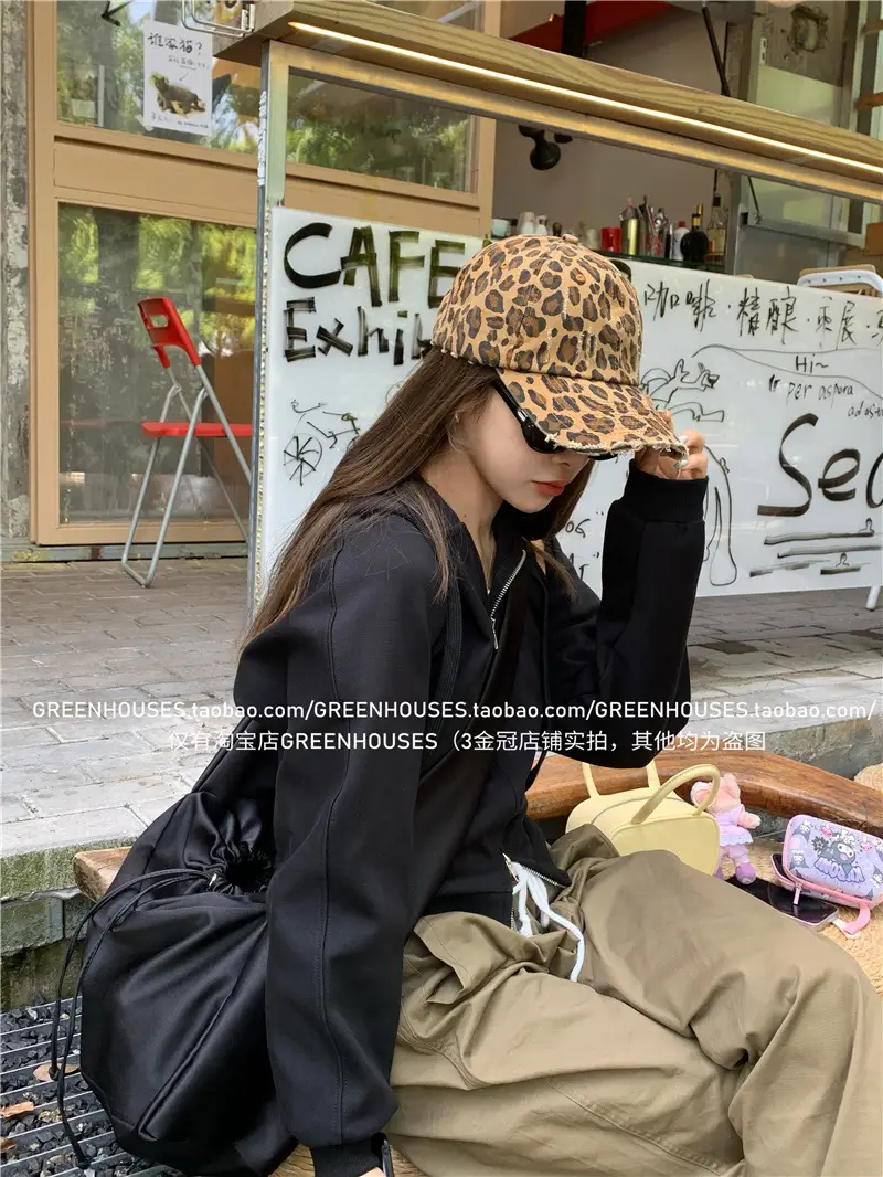 Millennium Retro Leopard Cap for Men Women — feature 12