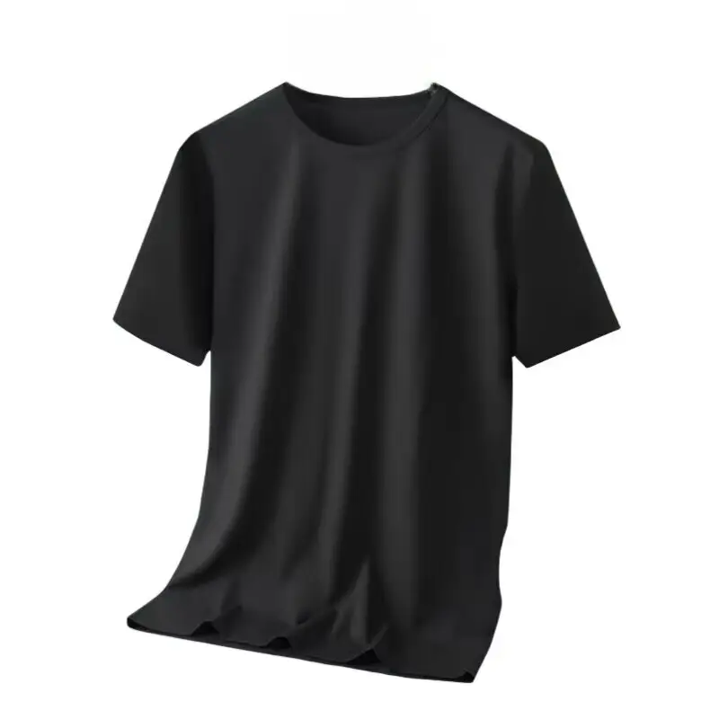 Men's Ice Silk Slim Fit Short Sleeve T-Shirt - Image 13