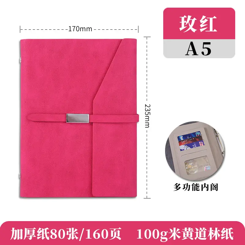 A5 Detachable Business Notepad Notebook