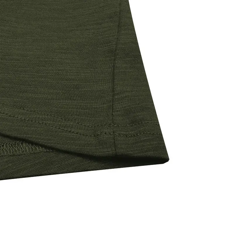 Men's Blue Bamboo Henley T-Shirt Short Sleeve — feature 30