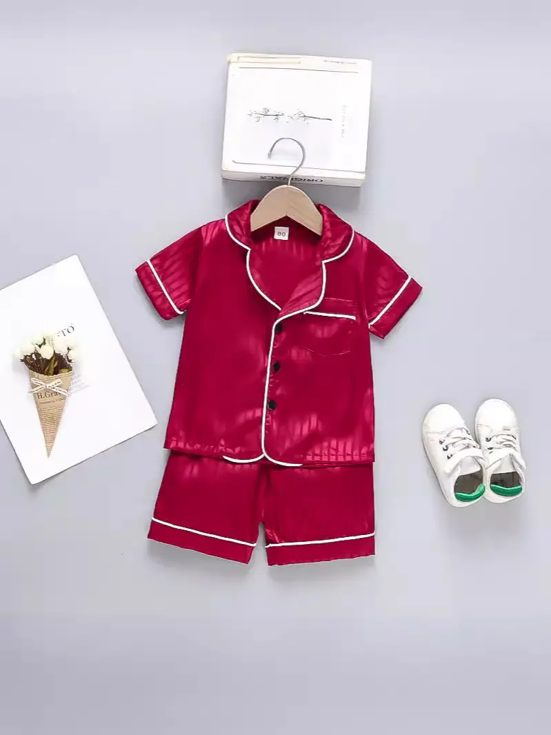 Pink Striped Baby Pajamas Set with Shoes - Image 7