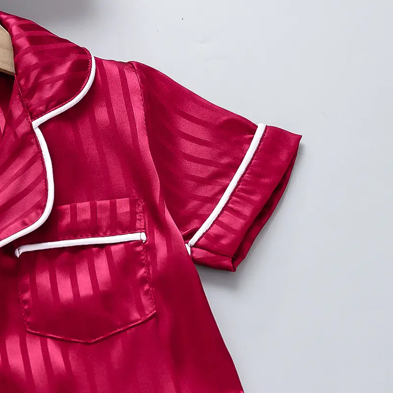 Pink Striped Baby Pajamas Set with Shoes — feature 17