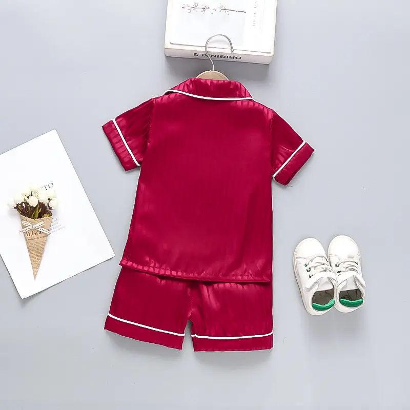Pink Striped Baby Pajamas Set with Shoes — feature 18