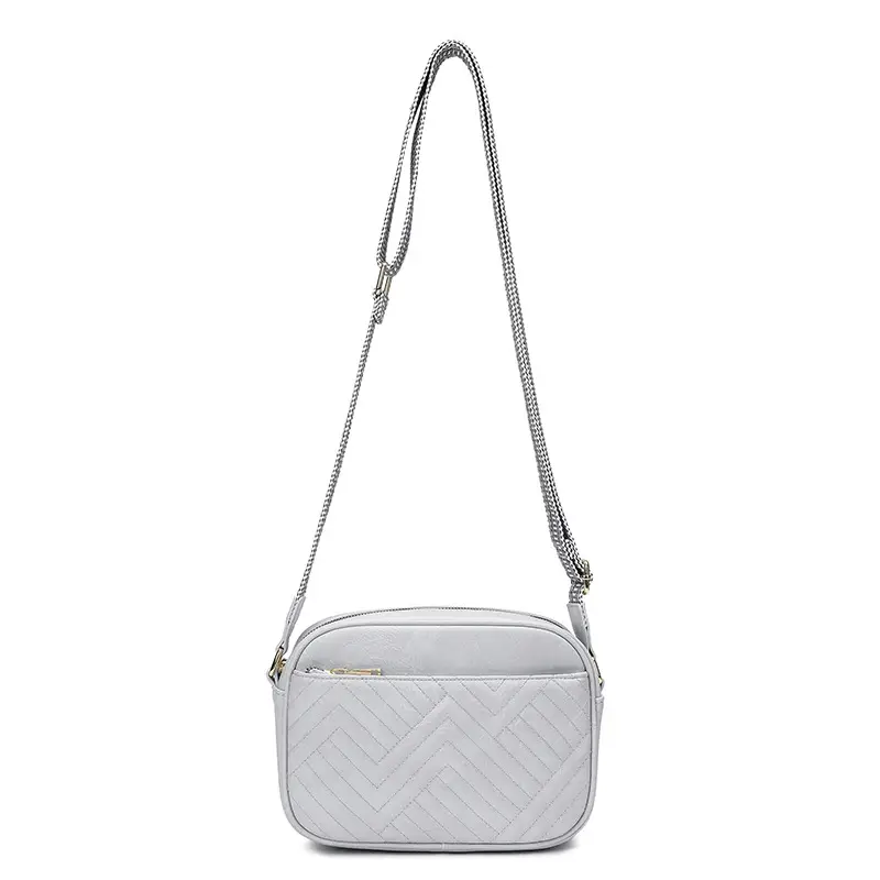 Green Diagonal Niche One Shoulder Bag