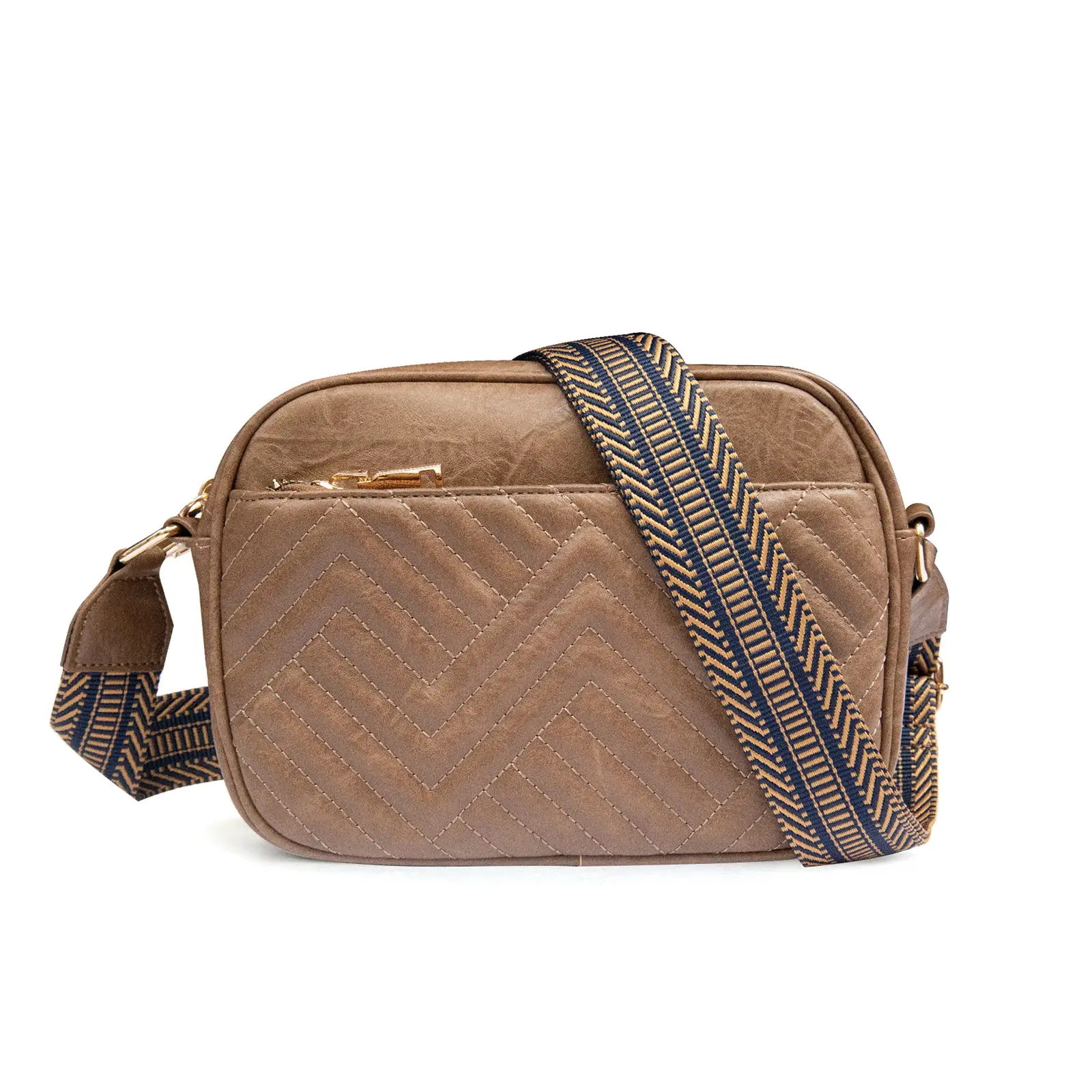 Green Diagonal Niche One Shoulder Bag