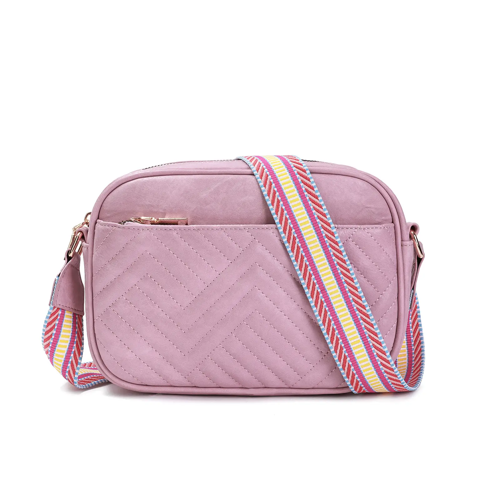 Green Diagonal Niche One Shoulder Bag