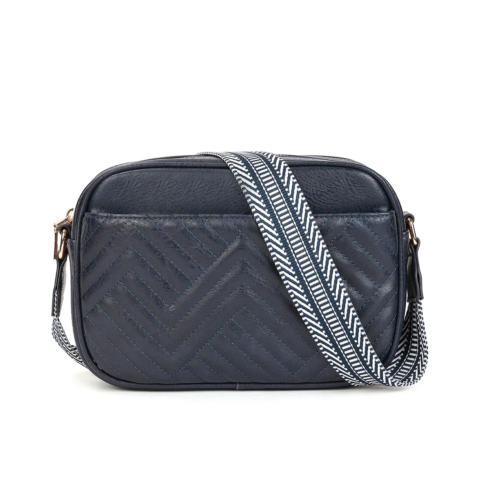 Green Diagonal Niche One Shoulder Bag
