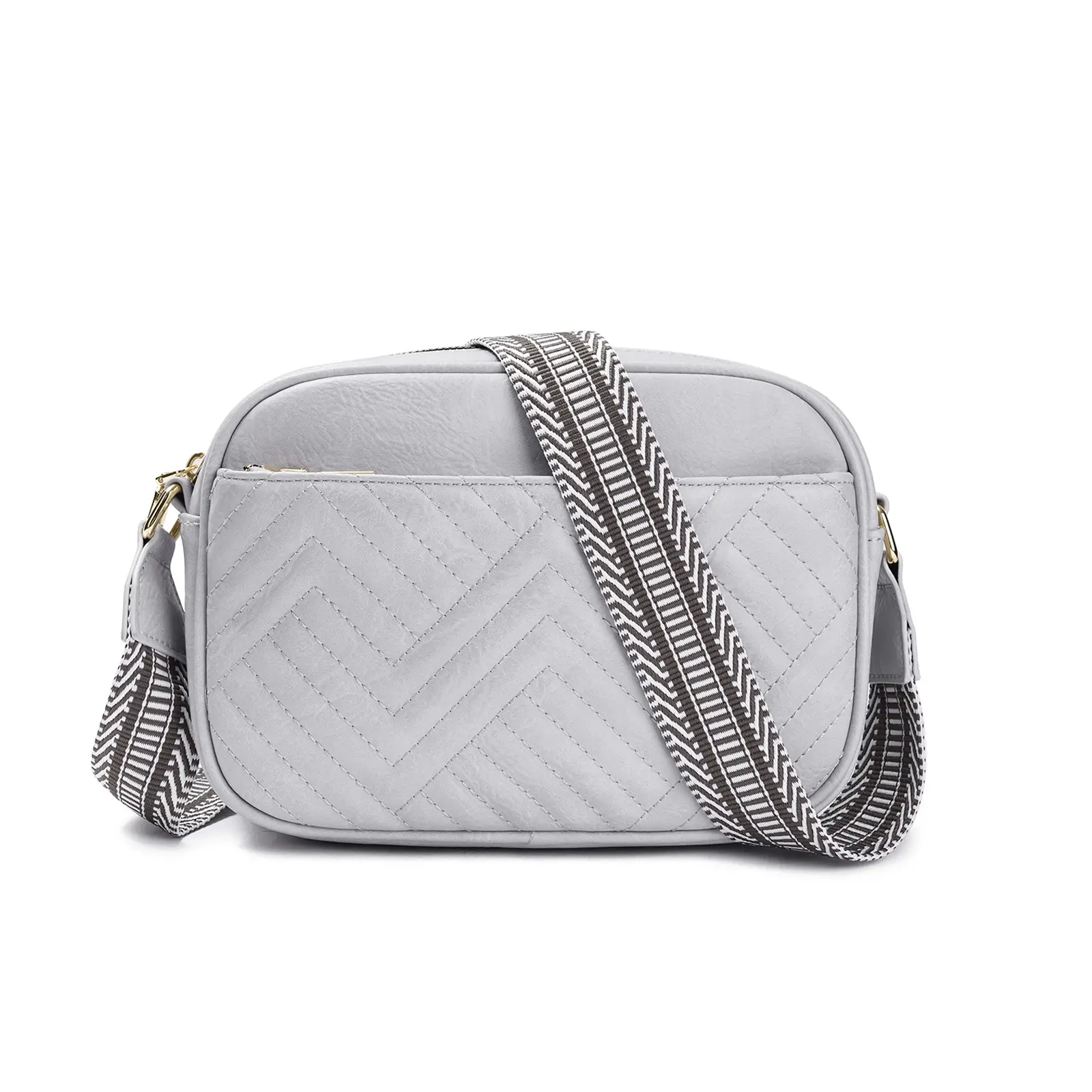 Green Diagonal Niche One Shoulder Bag