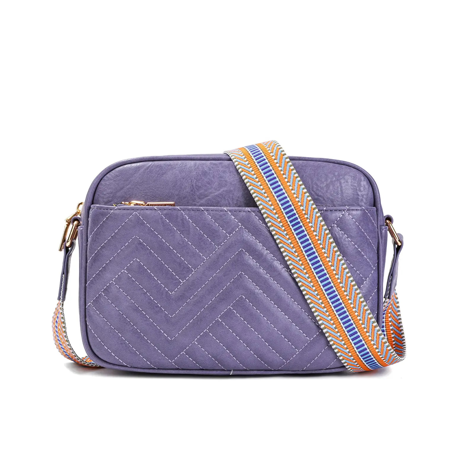 Green Diagonal Niche One Shoulder Bag