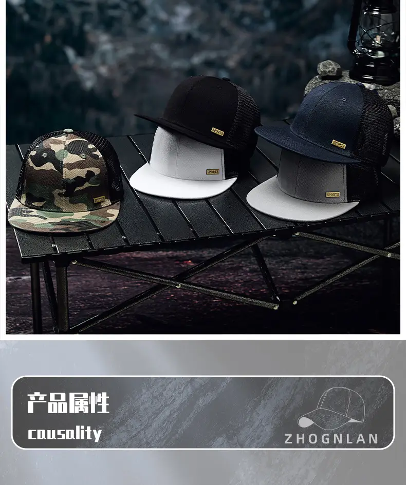 2025 Half-Mesh Baseball Cap Navy Sports Men Women — feature 20
