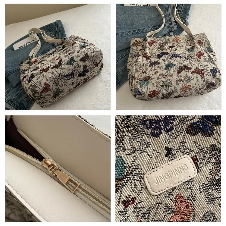 Artistic Printed Butterfly Shoulder Bag for Women 2024 — feature 9