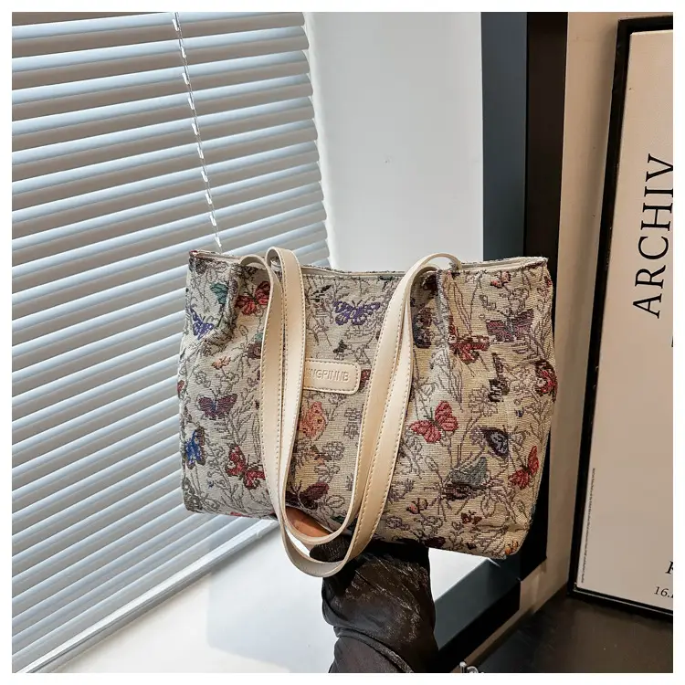Artistic Printed Butterfly Shoulder Bag for Women 2024 - Image 2