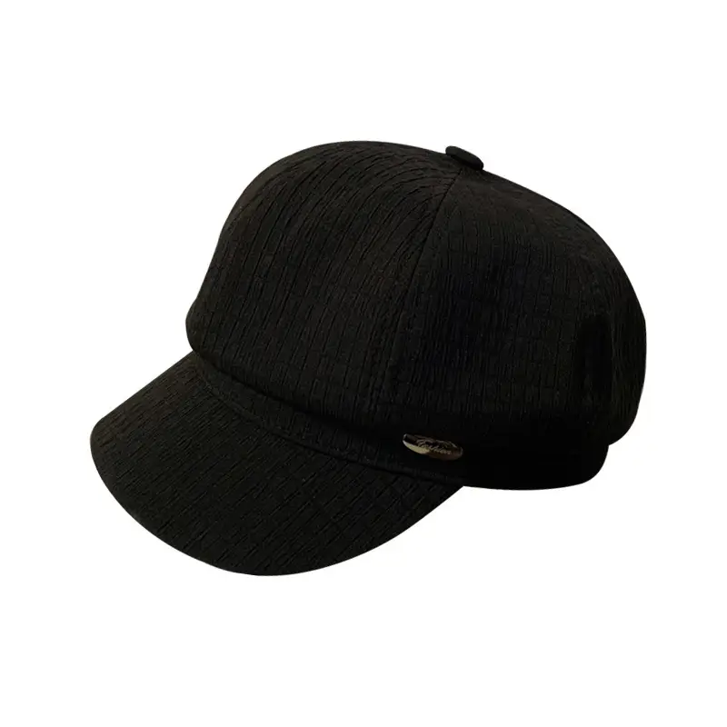 Women's Brown Waffle Cap with Brand Logo - Image 17