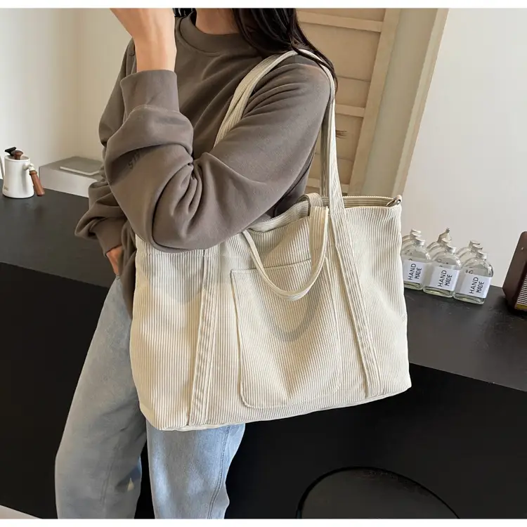 2025 Literary Shoulder Bag Ruiying Women's Large Capacity tote — feature 122