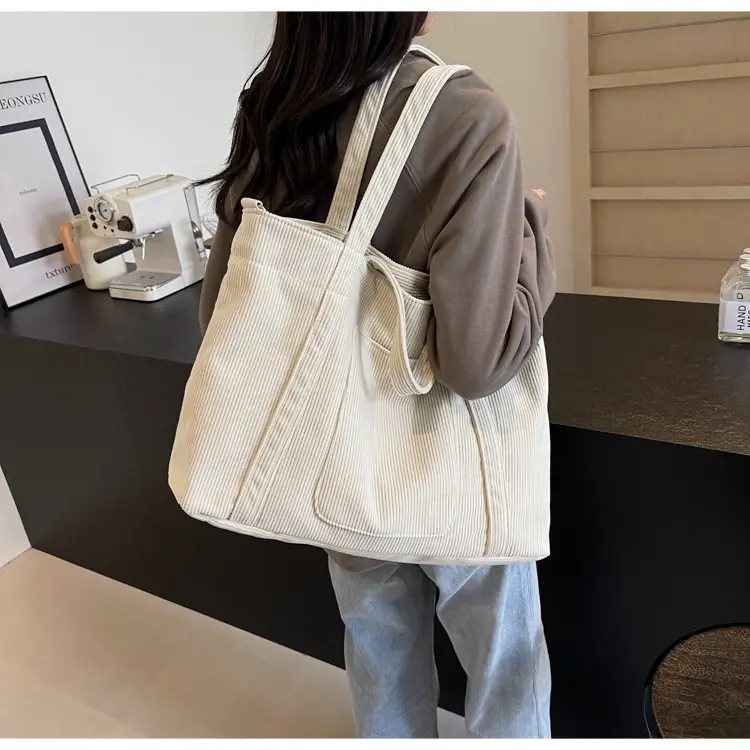 2025 Literary Shoulder Bag Ruiying Women's Large Capacity tote — feature 125