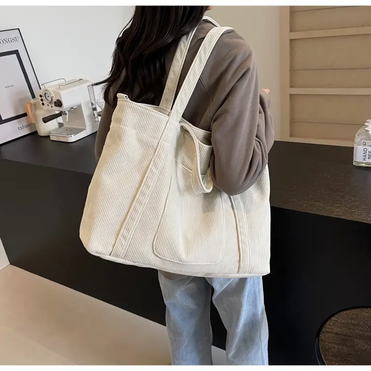 2025 Literary Shoulder Bag Ruiying Women's Large Capacity tote — feature 126