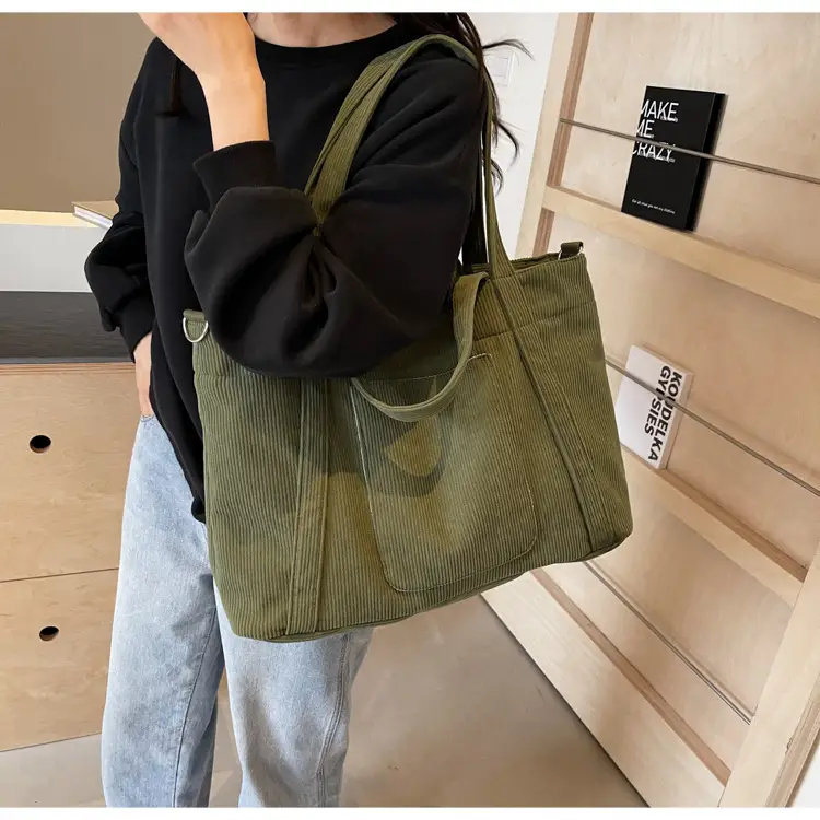 2025 Literary Shoulder Bag Ruiying Women's Large Capacity tote — feature 85