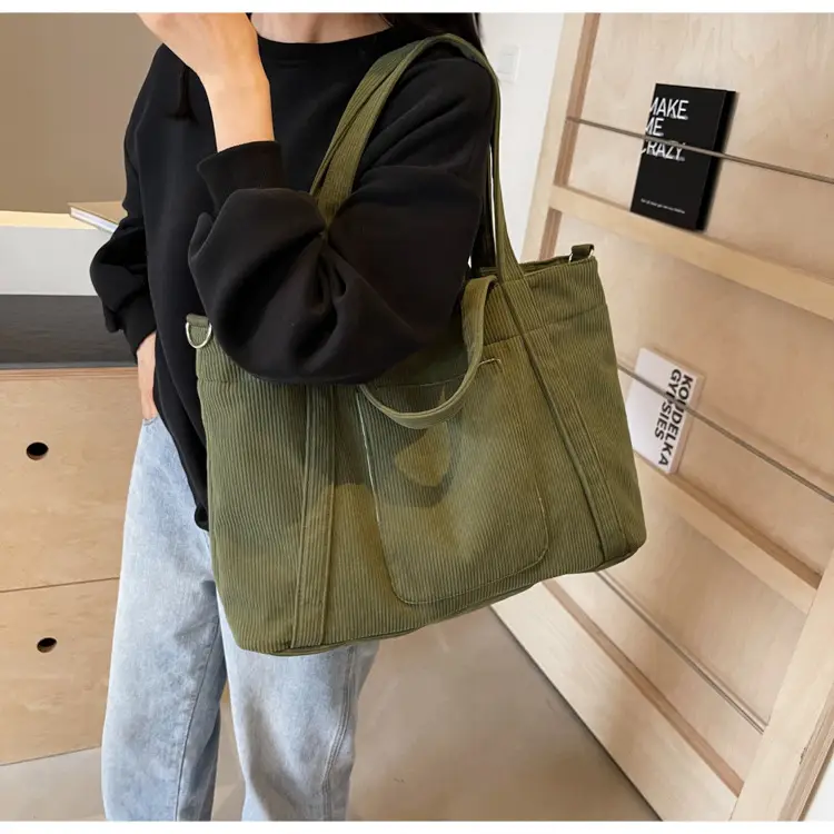 2025 Literary Shoulder Bag Ruiying Women's Large Capacity tote — feature 86