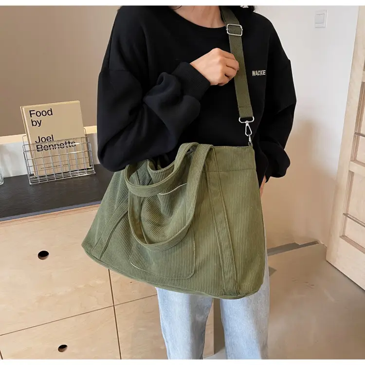 2025 Literary Shoulder Bag Ruiying Women's Large Capacity tote — feature 91