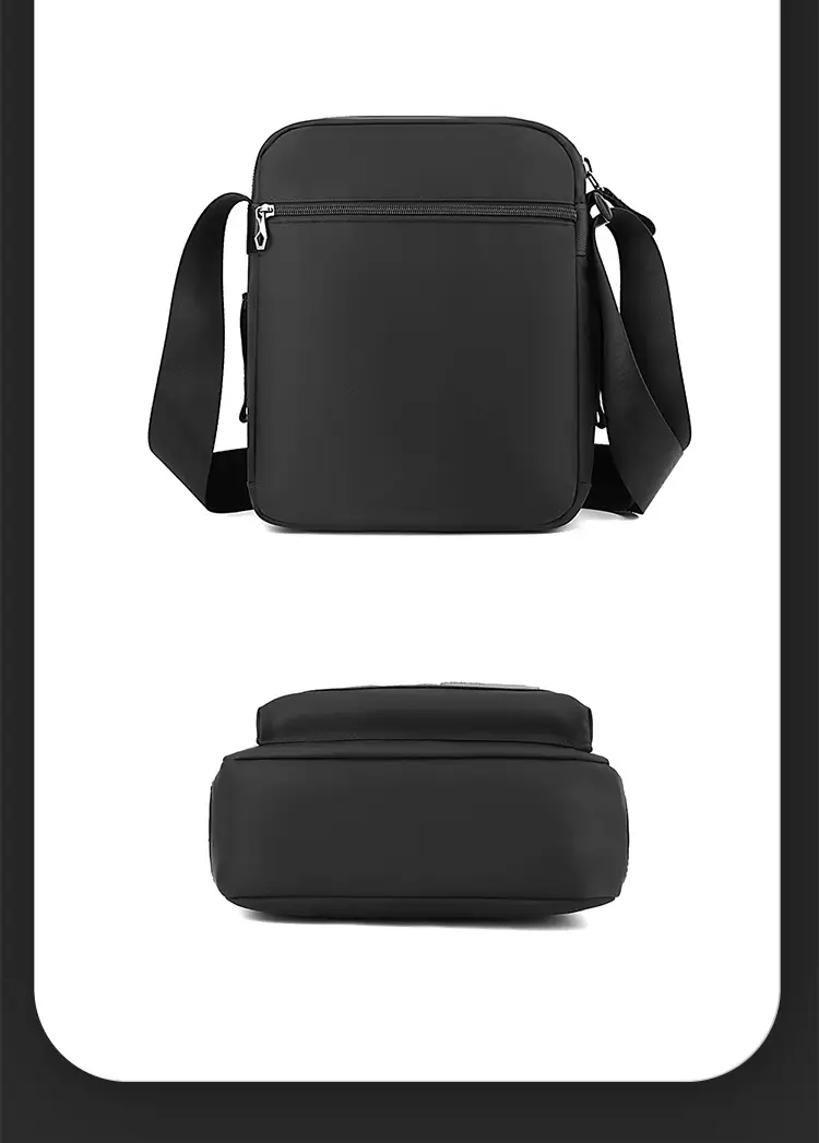 Men's Blue Crossbody Bag with 360° Rotation — feature 22