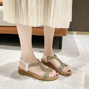 2024 Rhinestone Women's Sandals Student Casual Lightweight Beach — feature 4