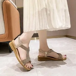 2024 Rhinestone Women's Sandals Student Casual Lightweight Beach — feature 5