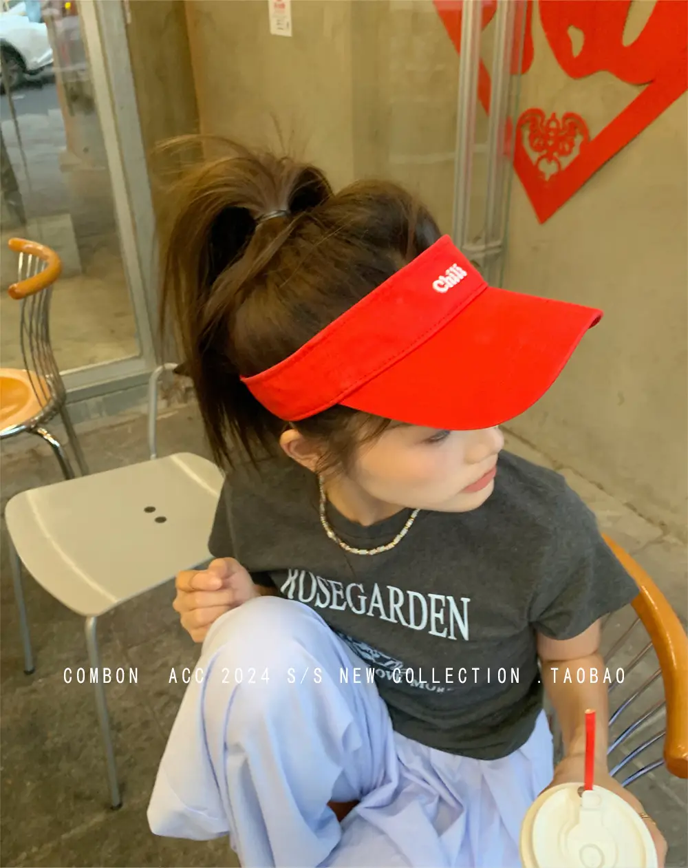 Women's American Retro Letter Cap Sunscreen Hat — feature 13