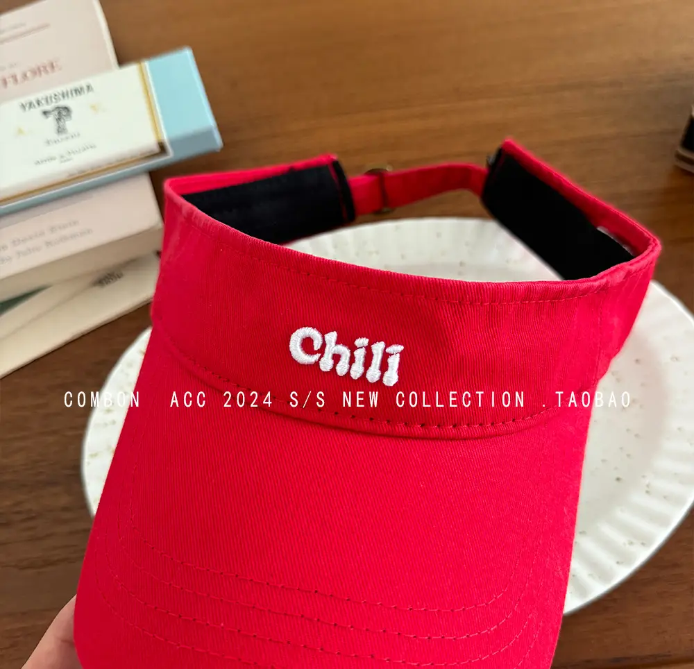 Women's American Retro Letter Cap Sunscreen Hat — feature 15