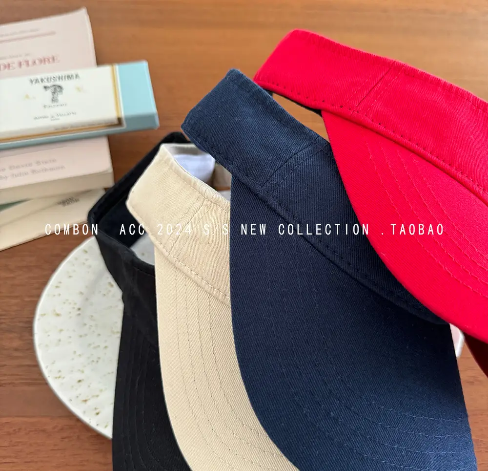 Women's American Retro Letter Cap Sunscreen Hat — feature 3