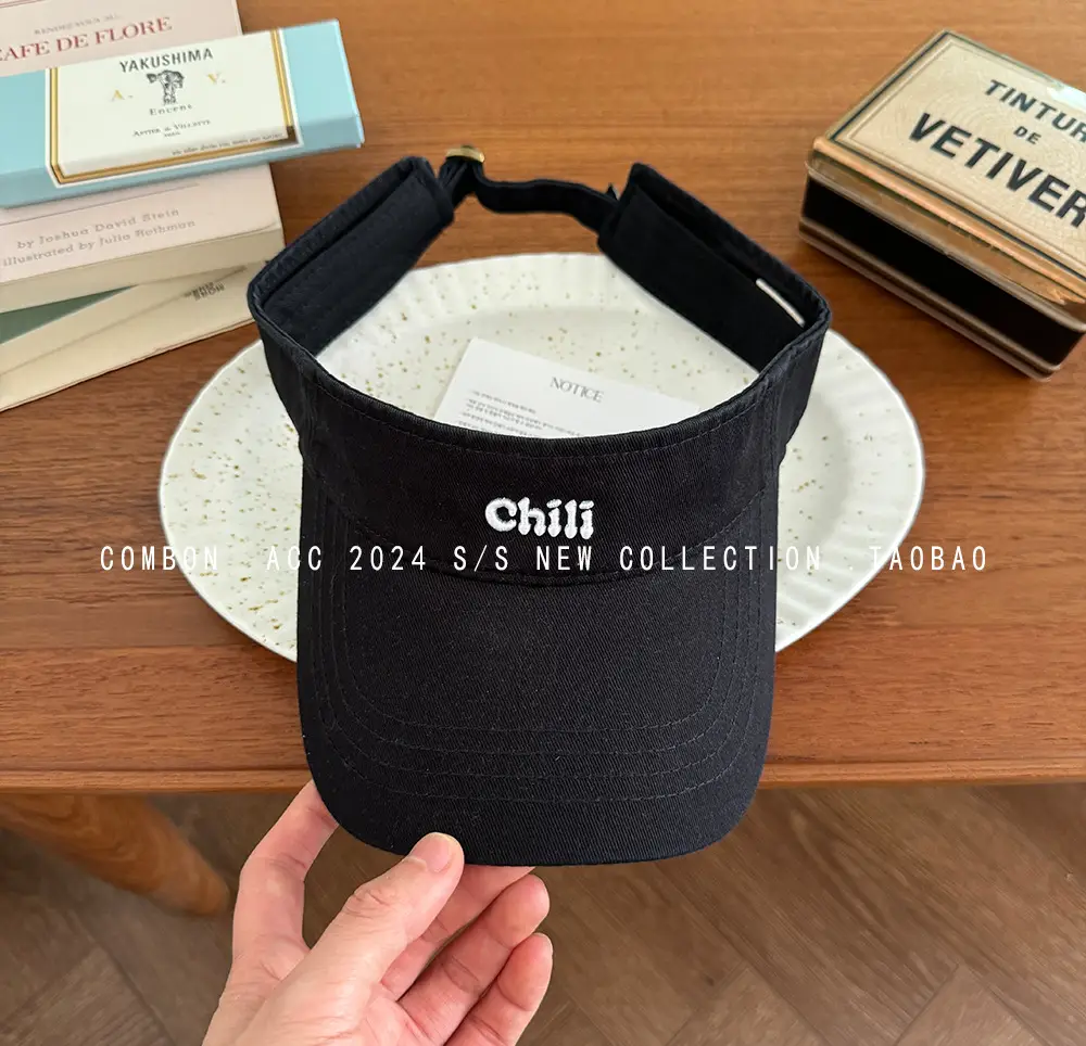 Women's American Retro Letter Cap Sunscreen Hat