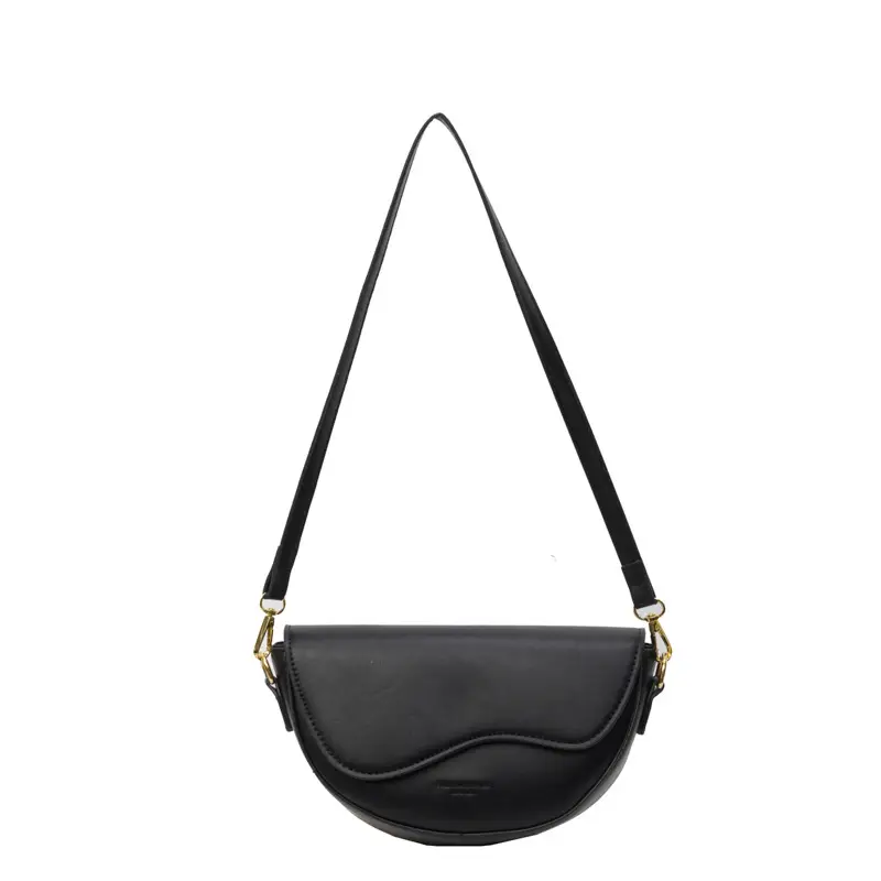 White Textured Crossbody Bag for Women - Image 9