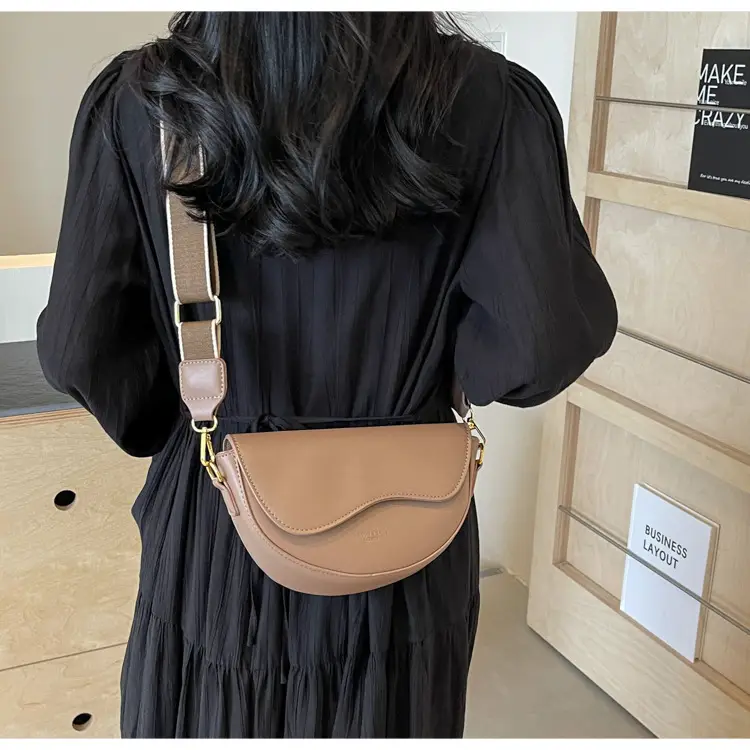 White Textured Crossbody Bag for Women — feature 17