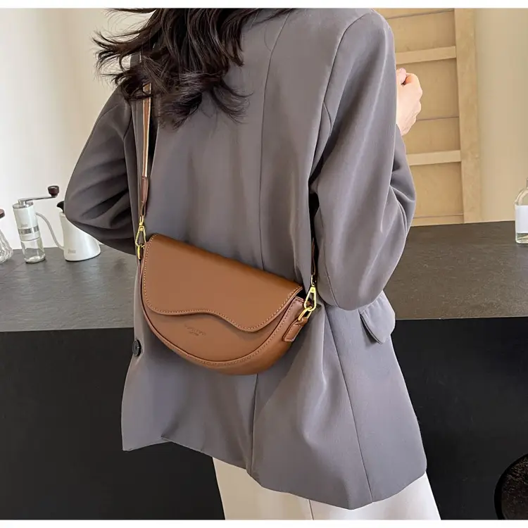 White Textured Crossbody Bag for Women — feature 20
