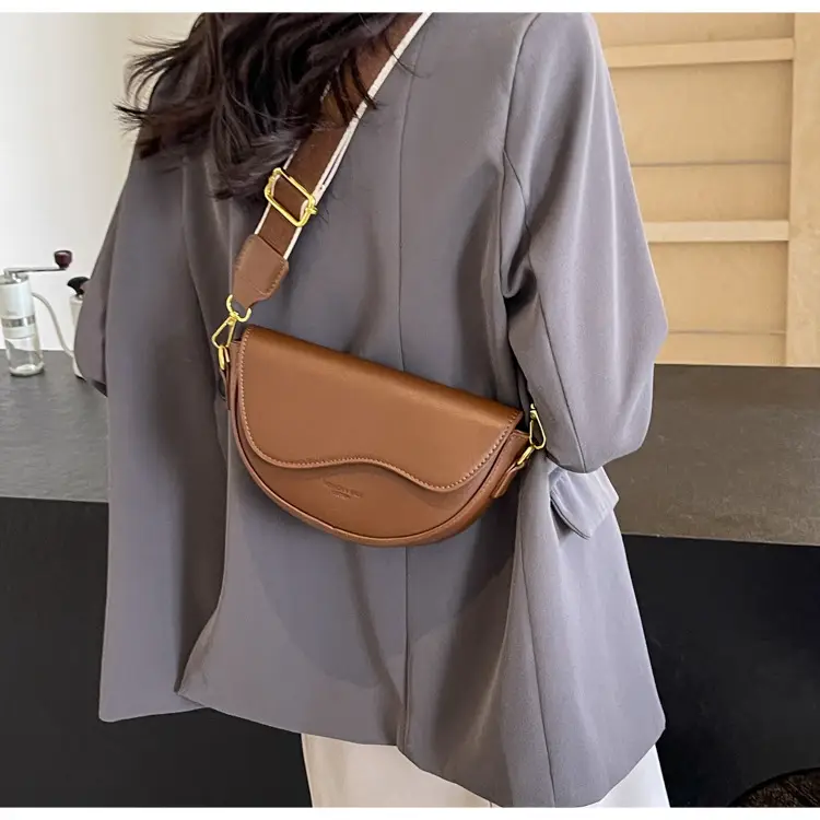 White Textured Crossbody Bag for Women — feature 23