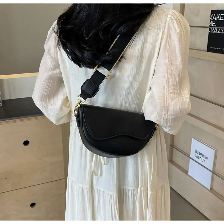 White Textured Crossbody Bag for Women — feature 28