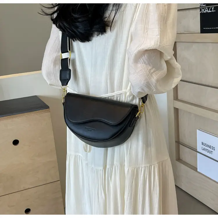 White Textured Crossbody Bag for Women — feature 30