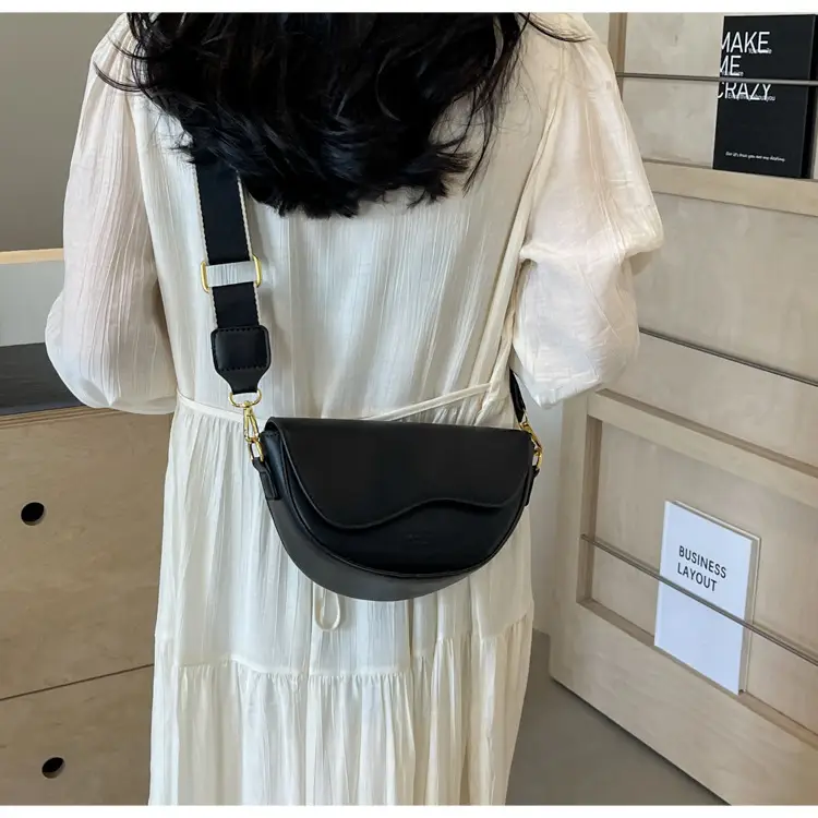 White Textured Crossbody Bag for Women — feature 31