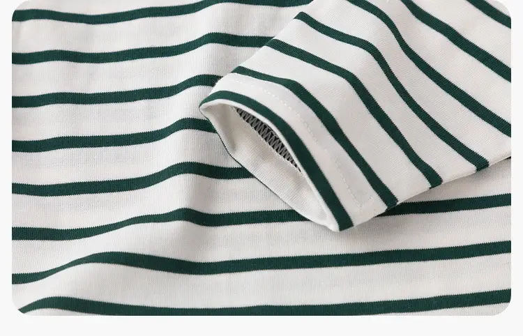 Dudu Home Boys Striped Cotton T-Shirt Spring Outfit — feature 32