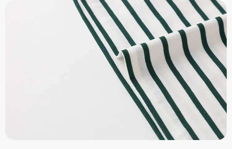 Dudu Home Boys Striped Cotton T-Shirt Spring Outfit — feature 34
