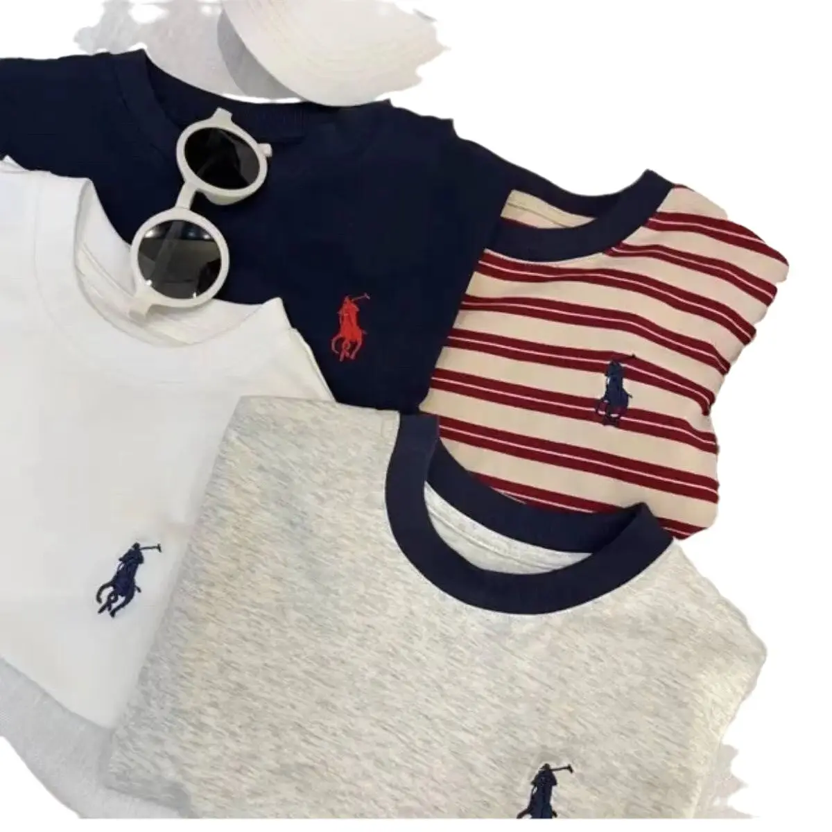 Children Striped Cotton T-Shirt 2025 Summer - Image 5