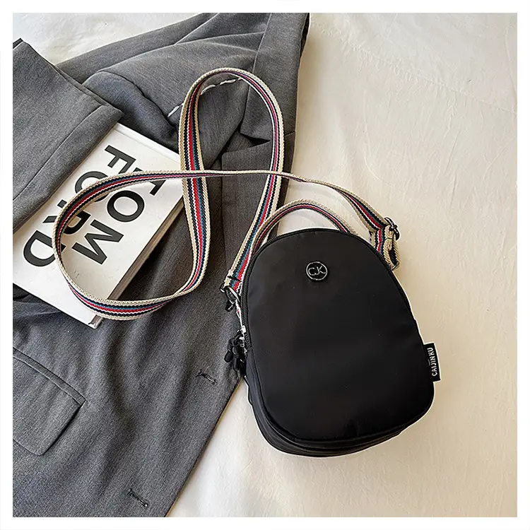 Women Mini Canvas Shoulder Bag Brown — feature 19