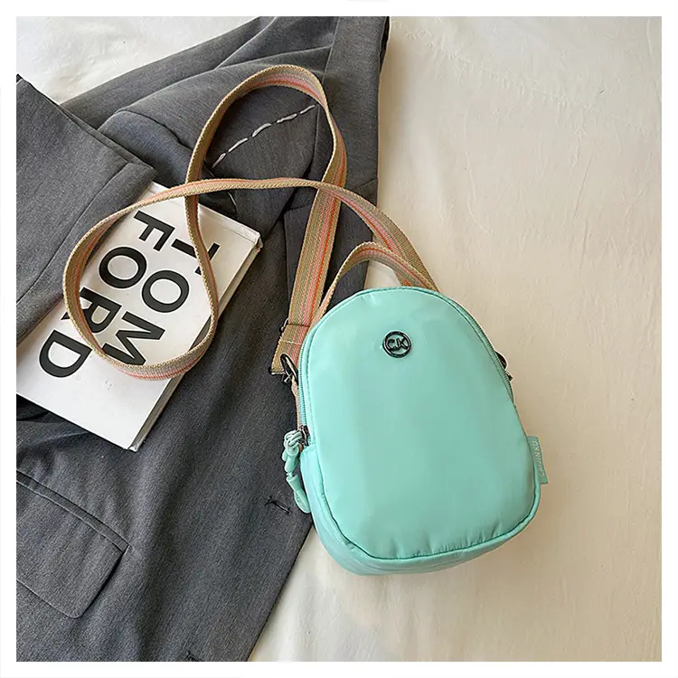 Women Mini Canvas Shoulder Bag Brown — feature 21