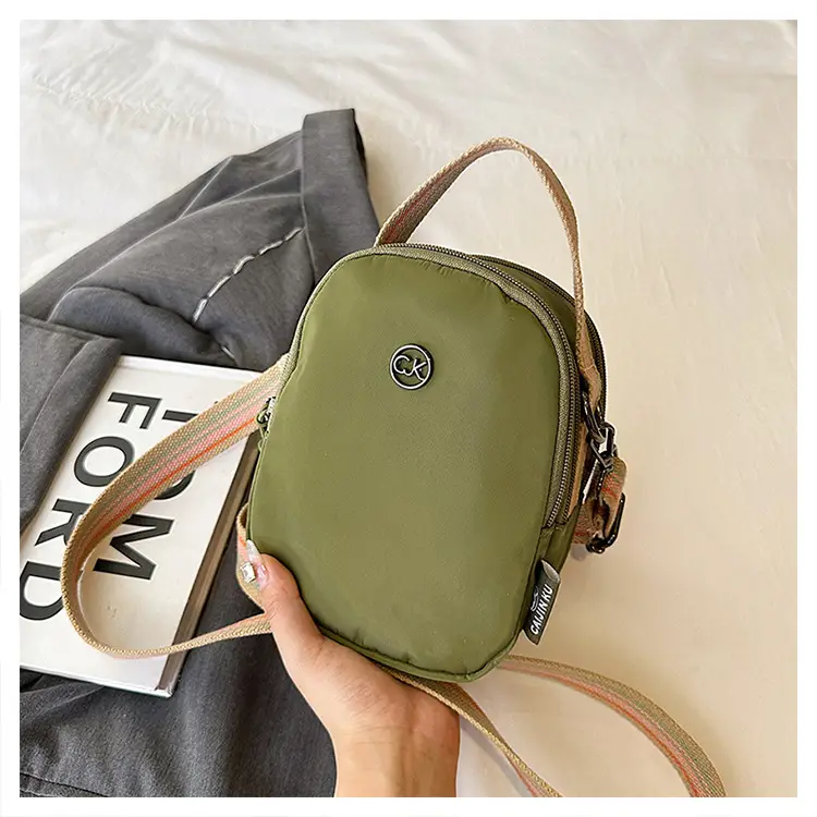 Women Mini Canvas Shoulder Bag Brown — feature 24