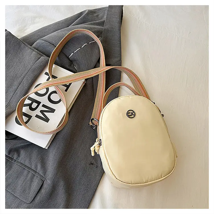Women Mini Canvas Shoulder Bag Brown — feature 25