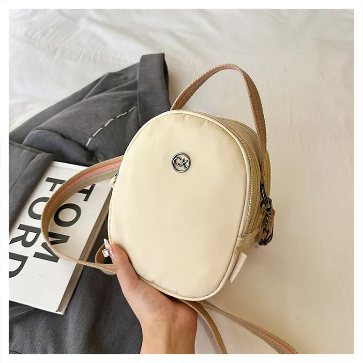 Women Mini Canvas Shoulder Bag Brown — feature 26