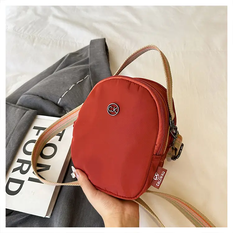 Women Mini Canvas Shoulder Bag Brown — feature 27