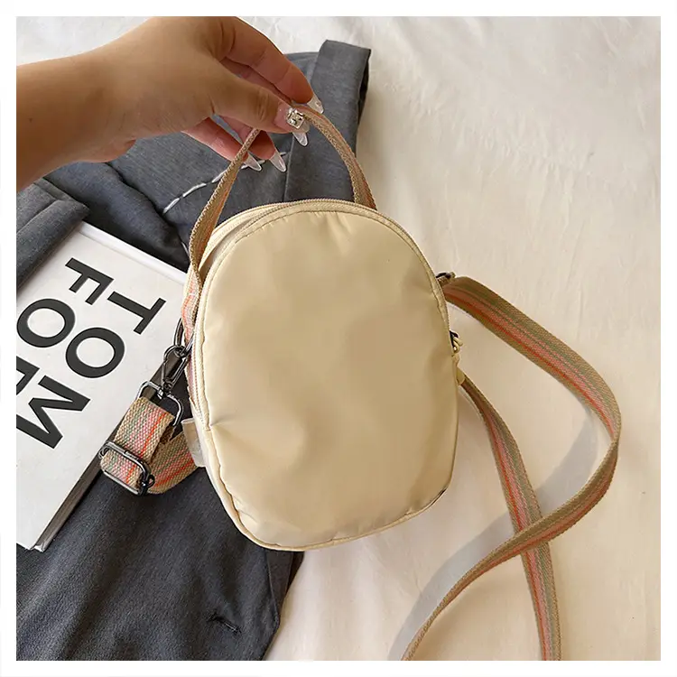 Women Mini Canvas Shoulder Bag Brown — feature 32