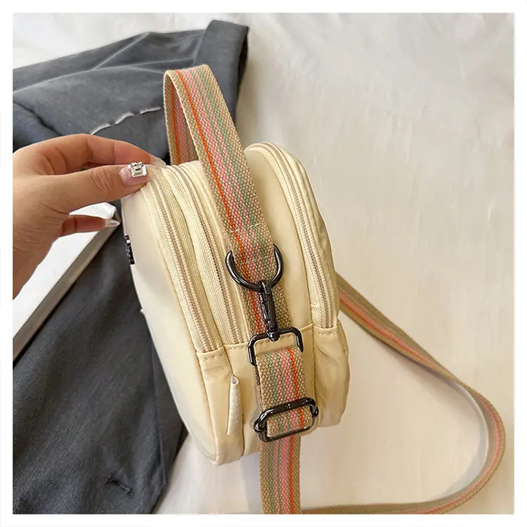 Women Mini Canvas Shoulder Bag Brown — feature 33