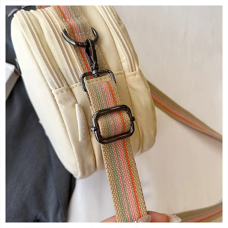 Women Mini Canvas Shoulder Bag Brown — feature 34