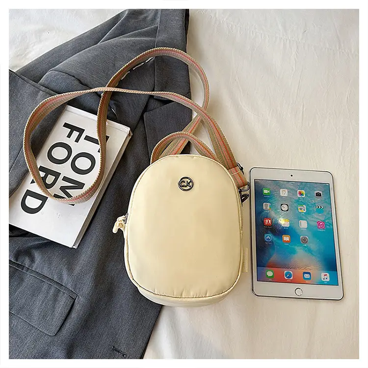 Women Mini Canvas Shoulder Bag Brown — feature 36